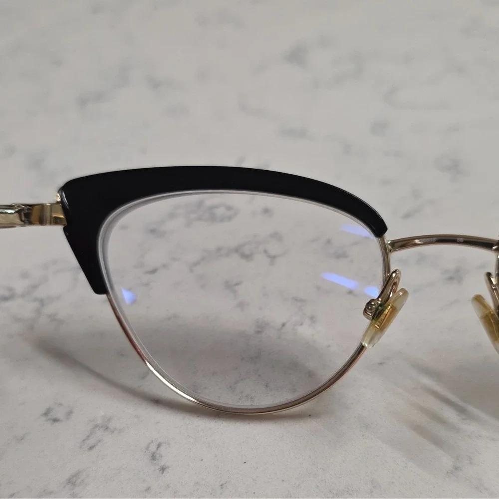 Kate Spade New York JAILYN 807 140 Women's Black Gold Cat Eye Eyeglass Frames